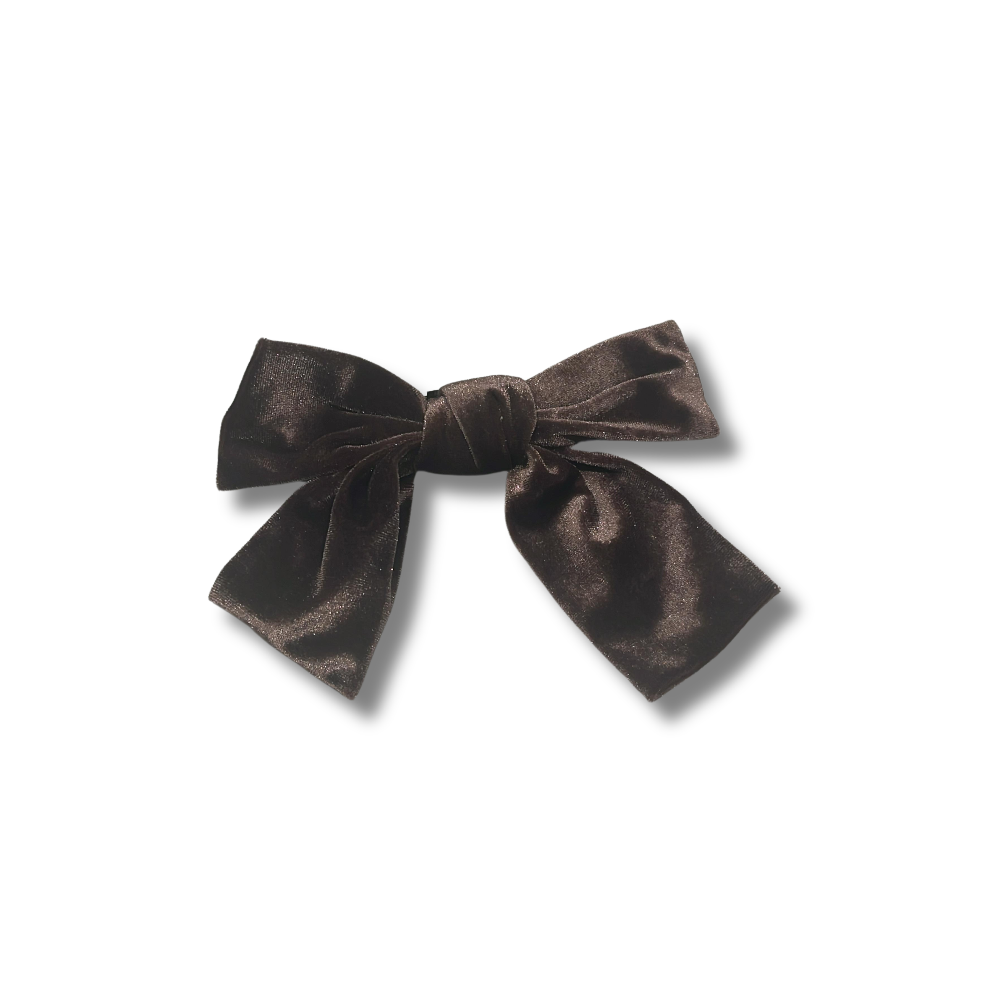 Brown Velvet Hair Bow