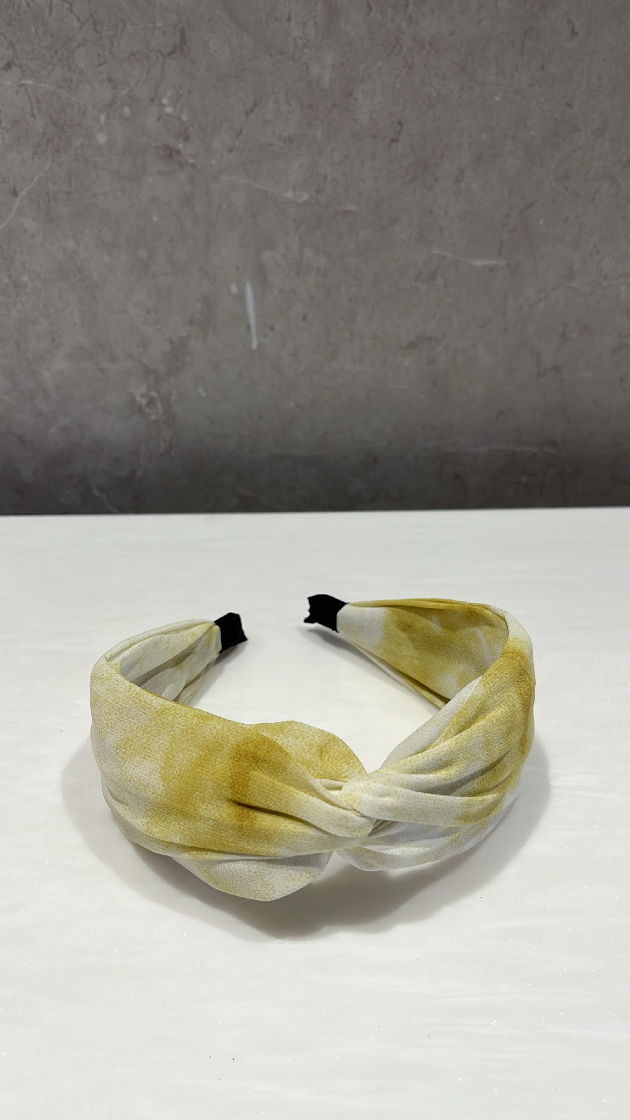 Bubblegum Yellow Cloud Dream Turban Hairband