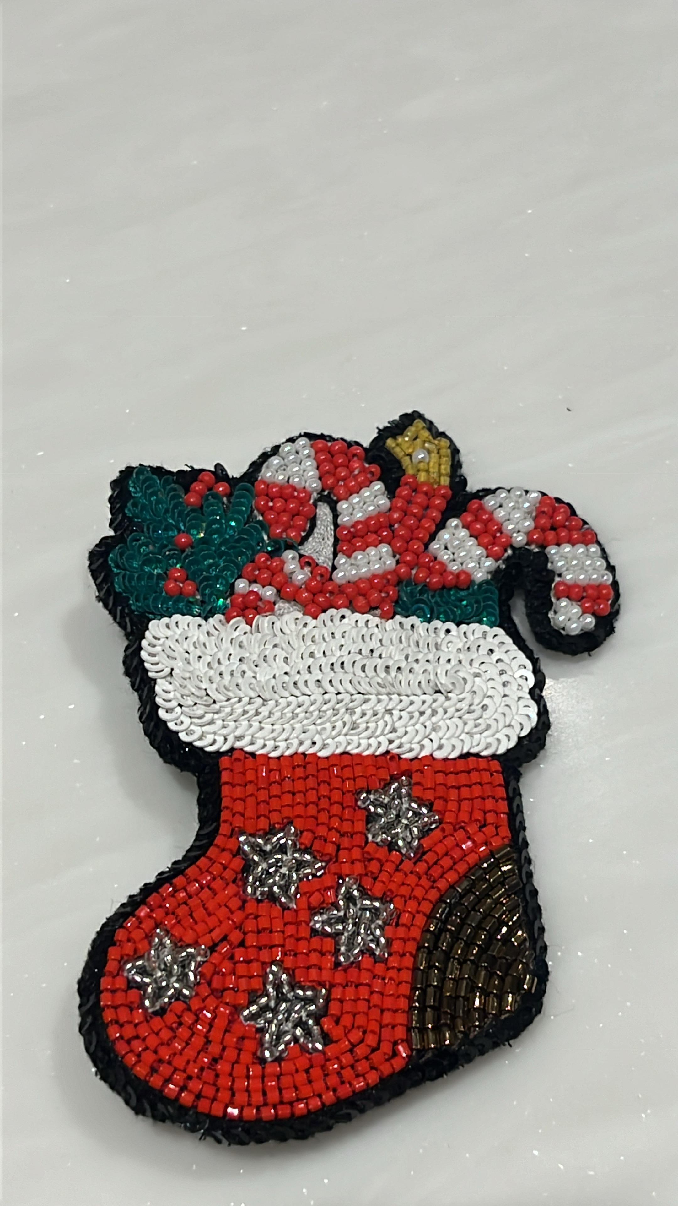 Twinkle Toes Stocking Brooch