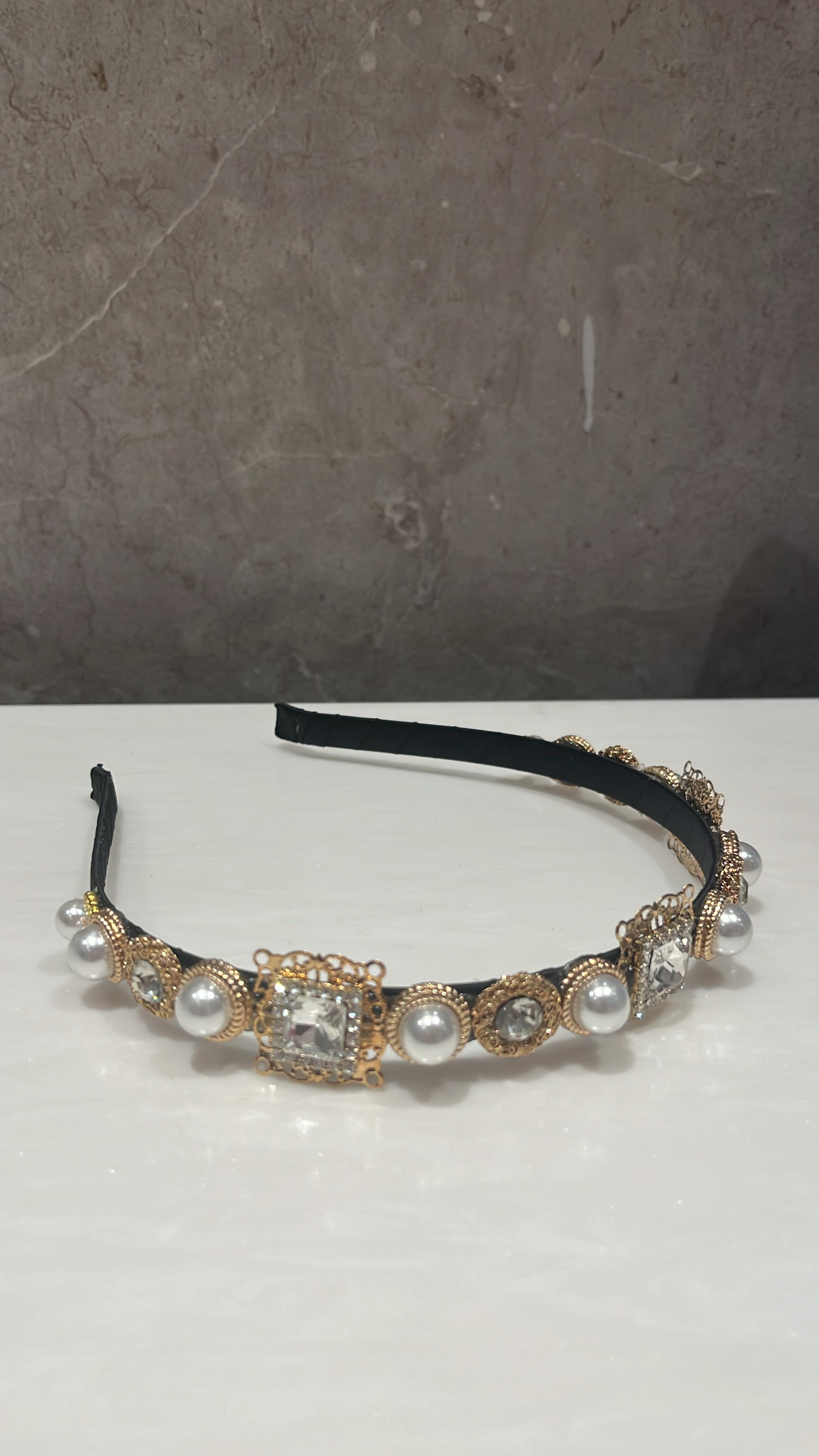 Pearl Royale Grace Silver Hairband