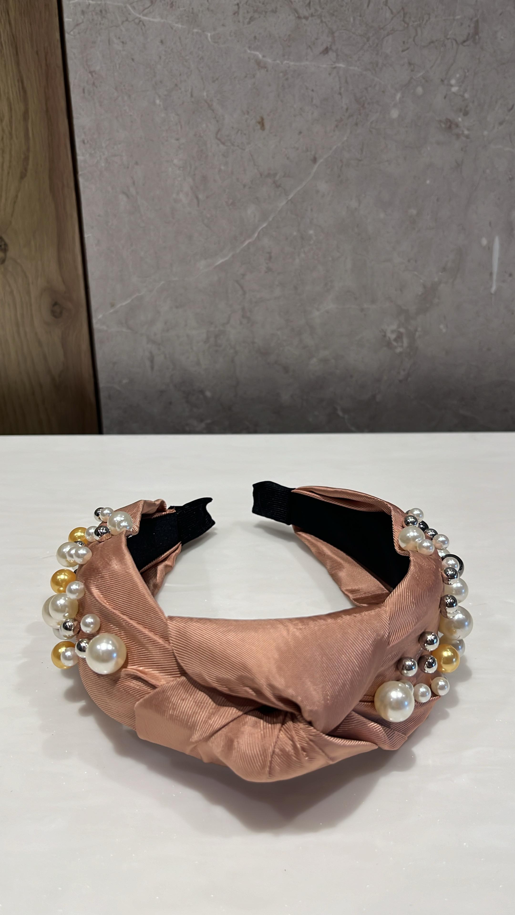 Gleam And Grace Rose Dawn Turban Hairband