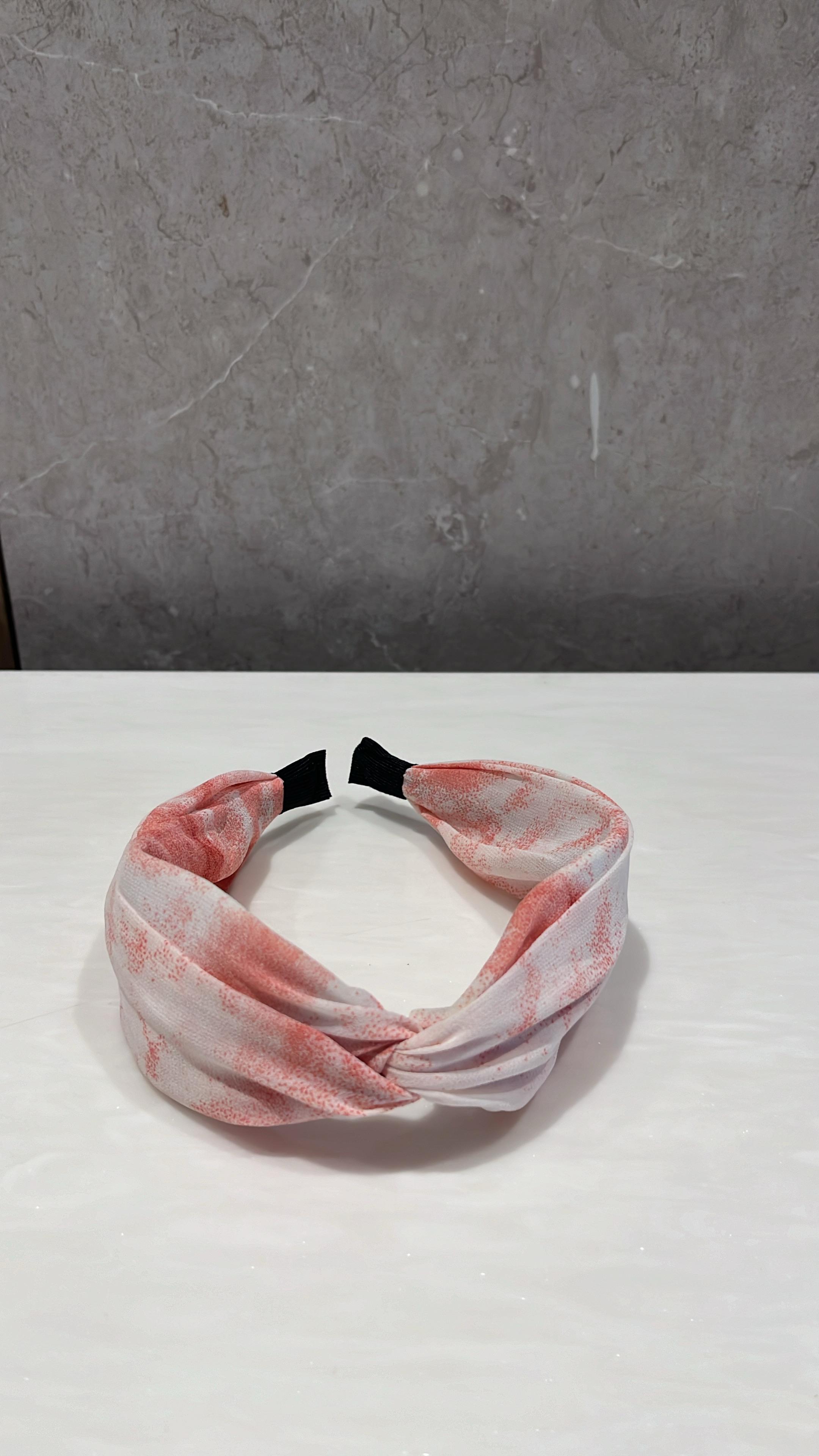 Bubblegum Orange Cloud Dream Turban Hairband