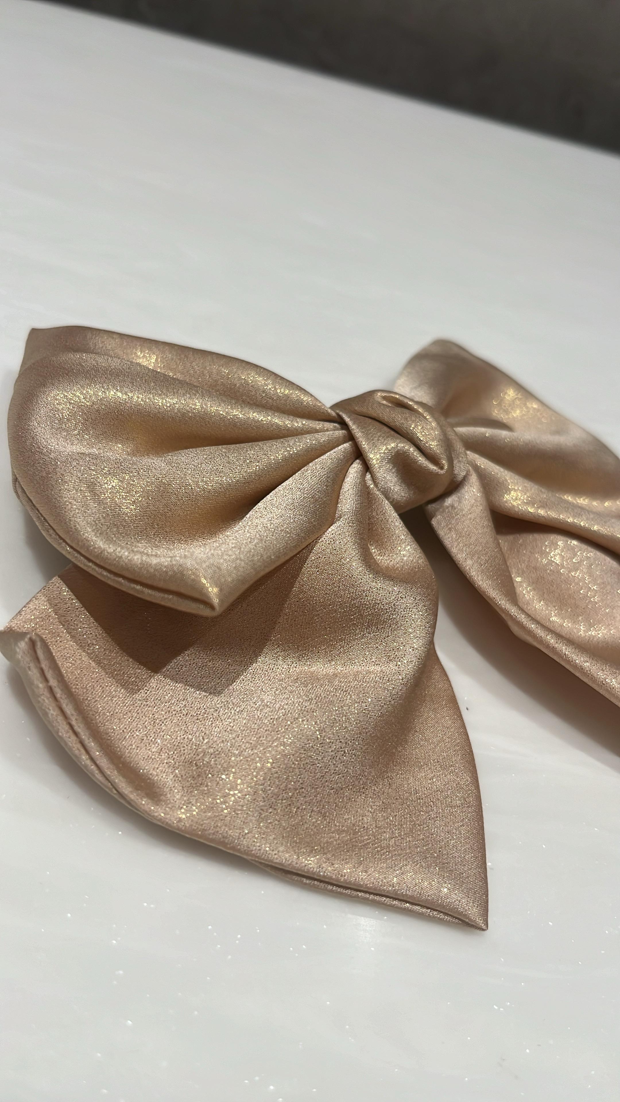 Shimmer Shine Golden Hair Bow