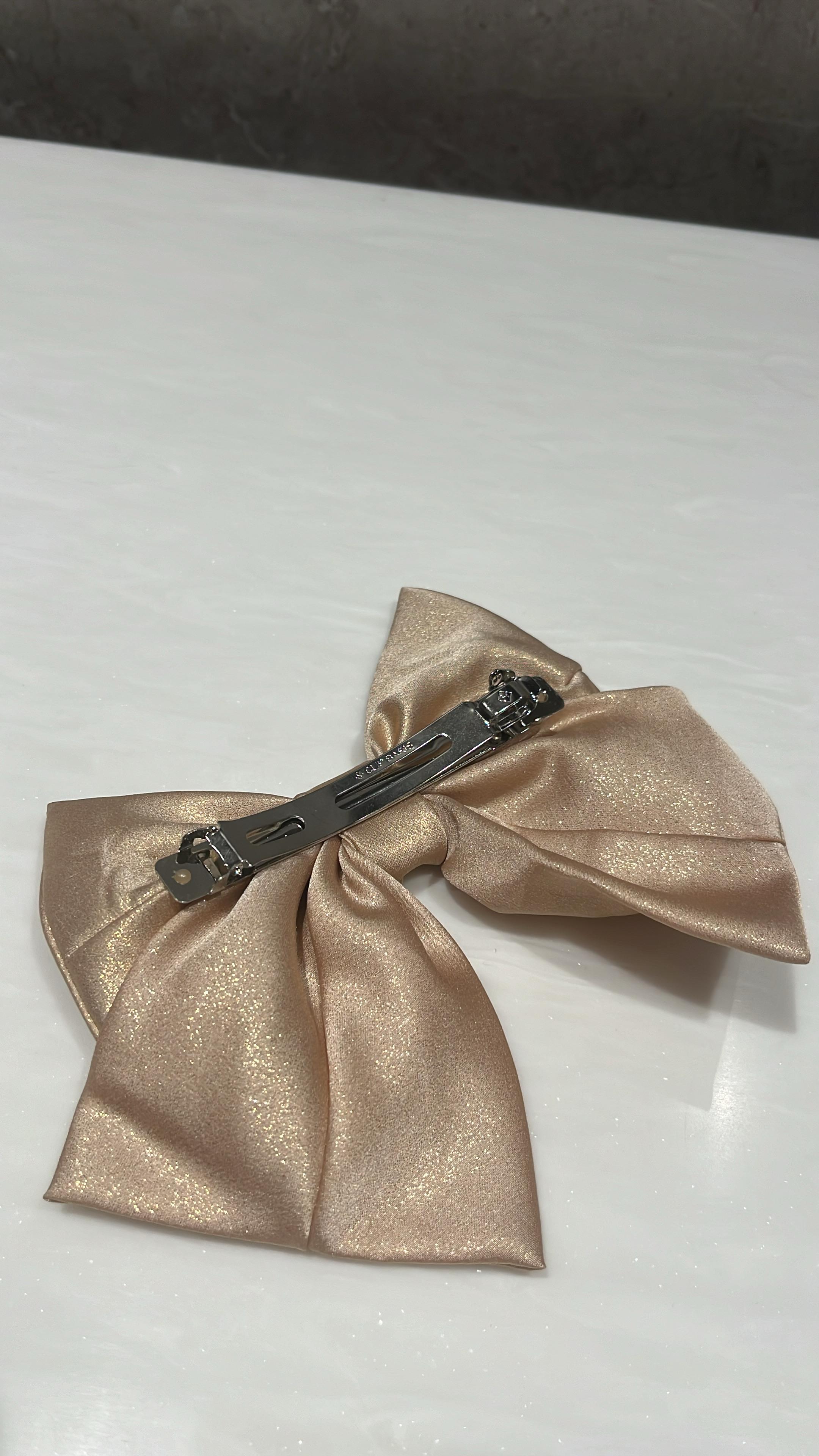 Shimmer Shine Golden Hair Bow