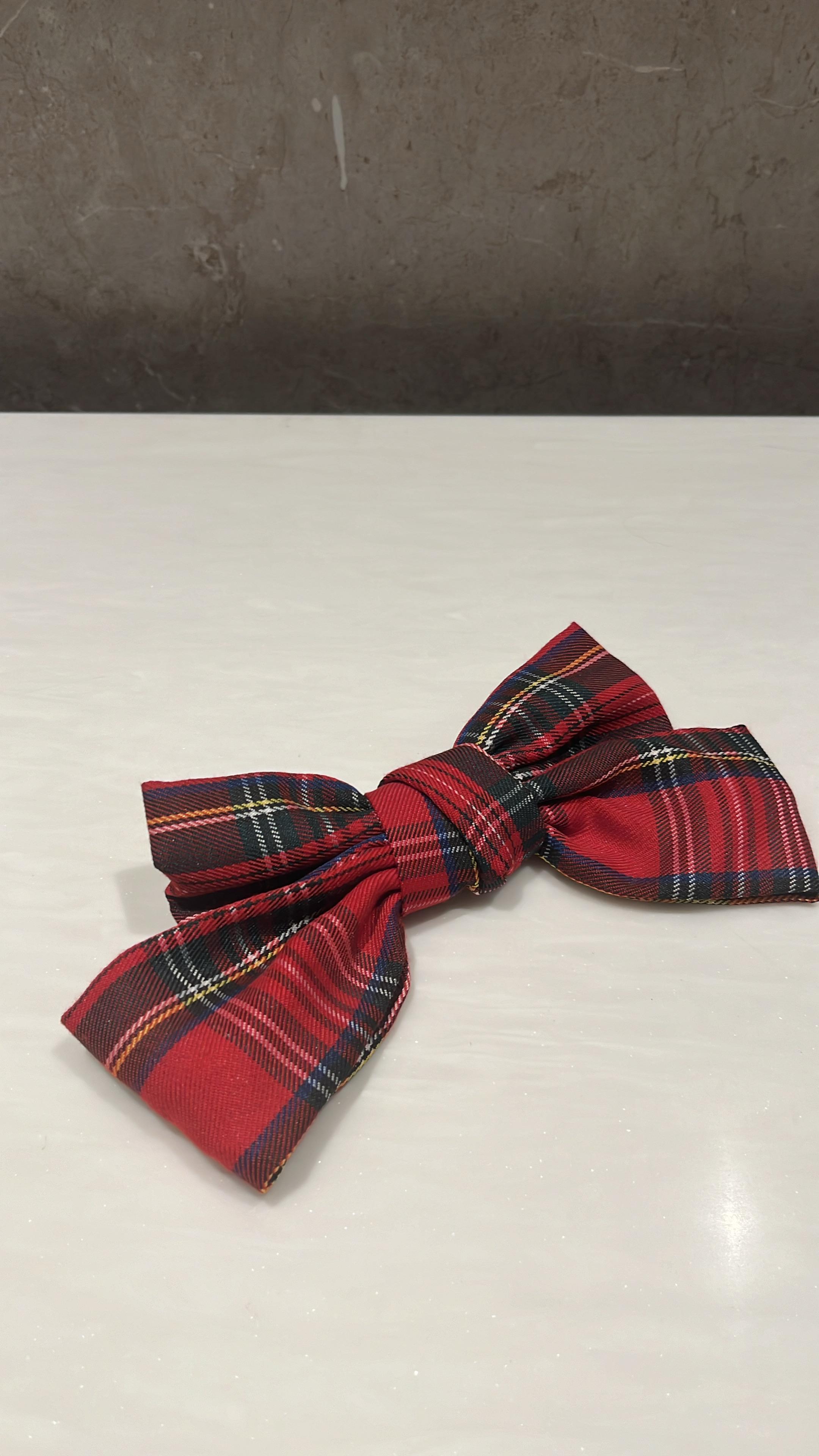 Classic Red Tartan Twist