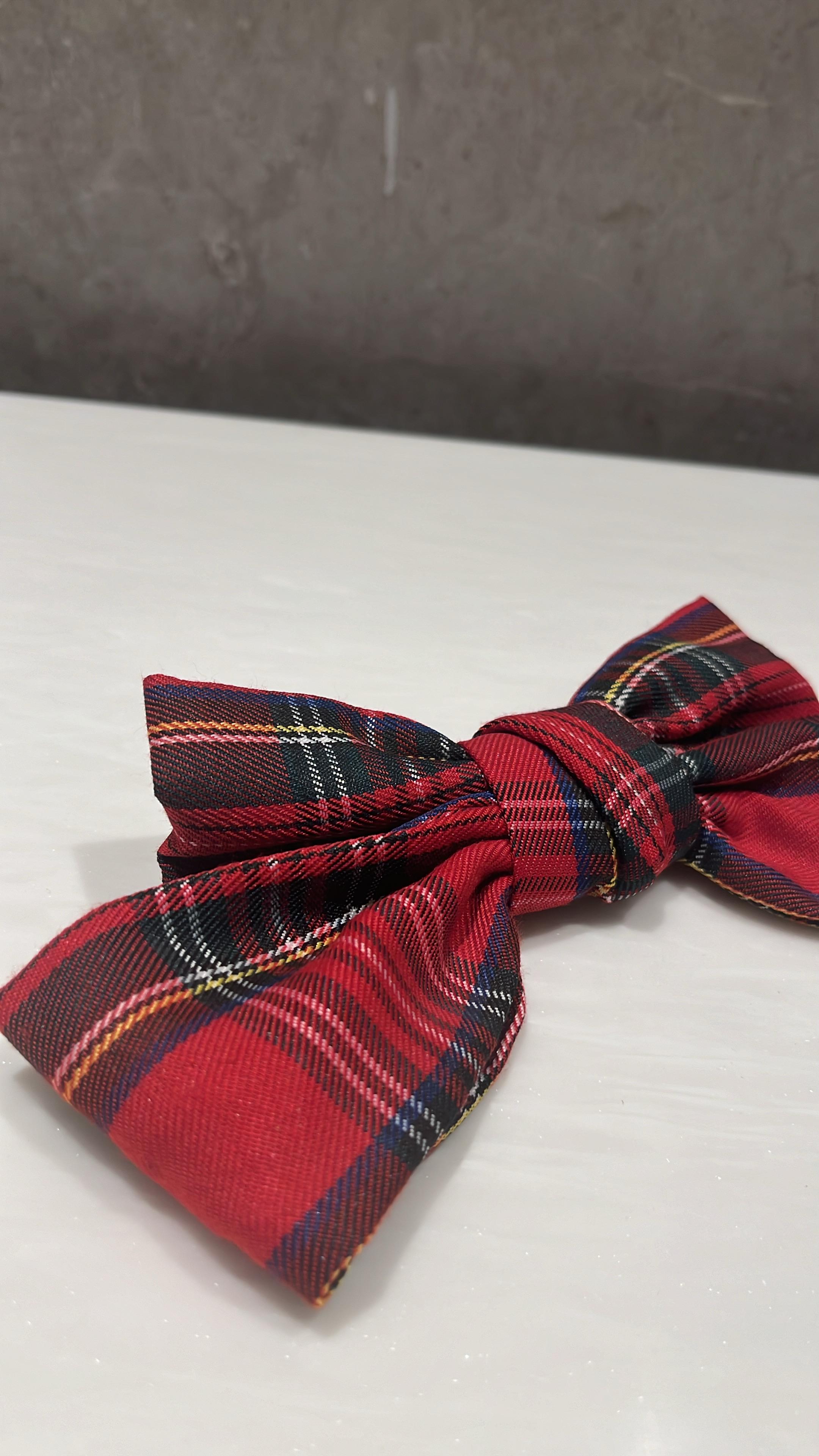 Classic Red Tartan Twist