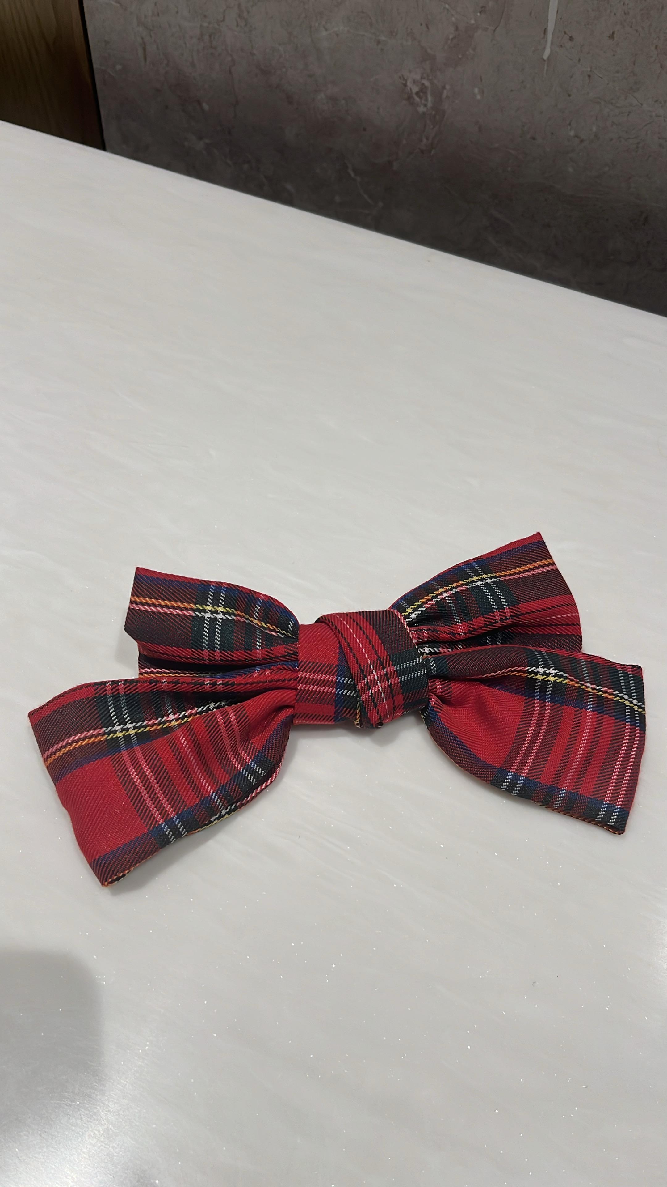 Classic Red Tartan Twist