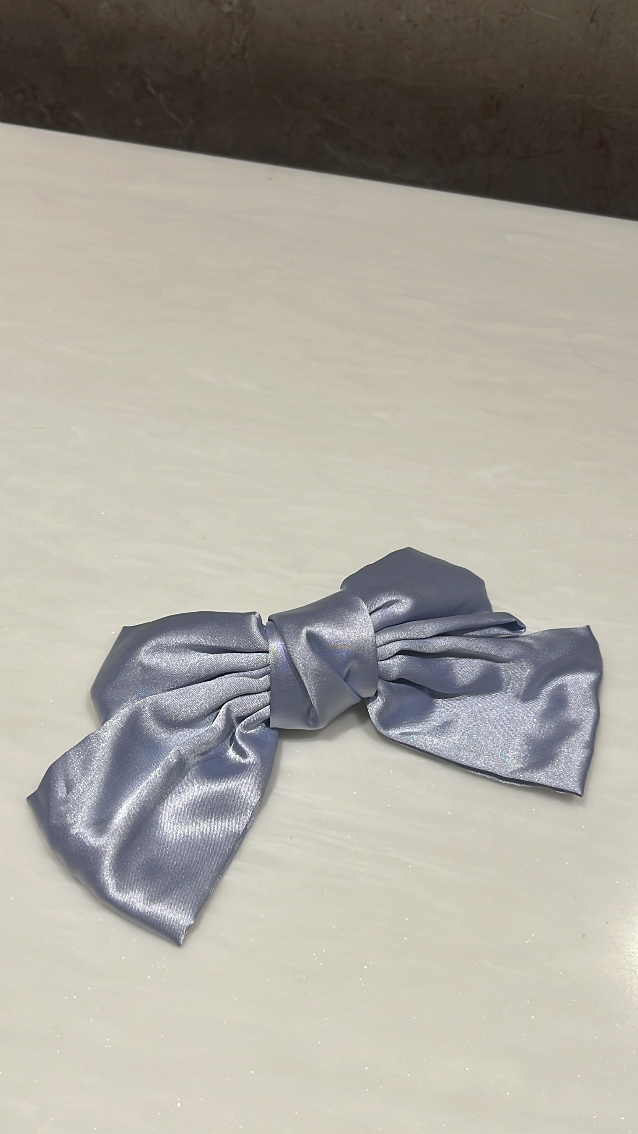 Shimmer Shine Blue Hair Bow