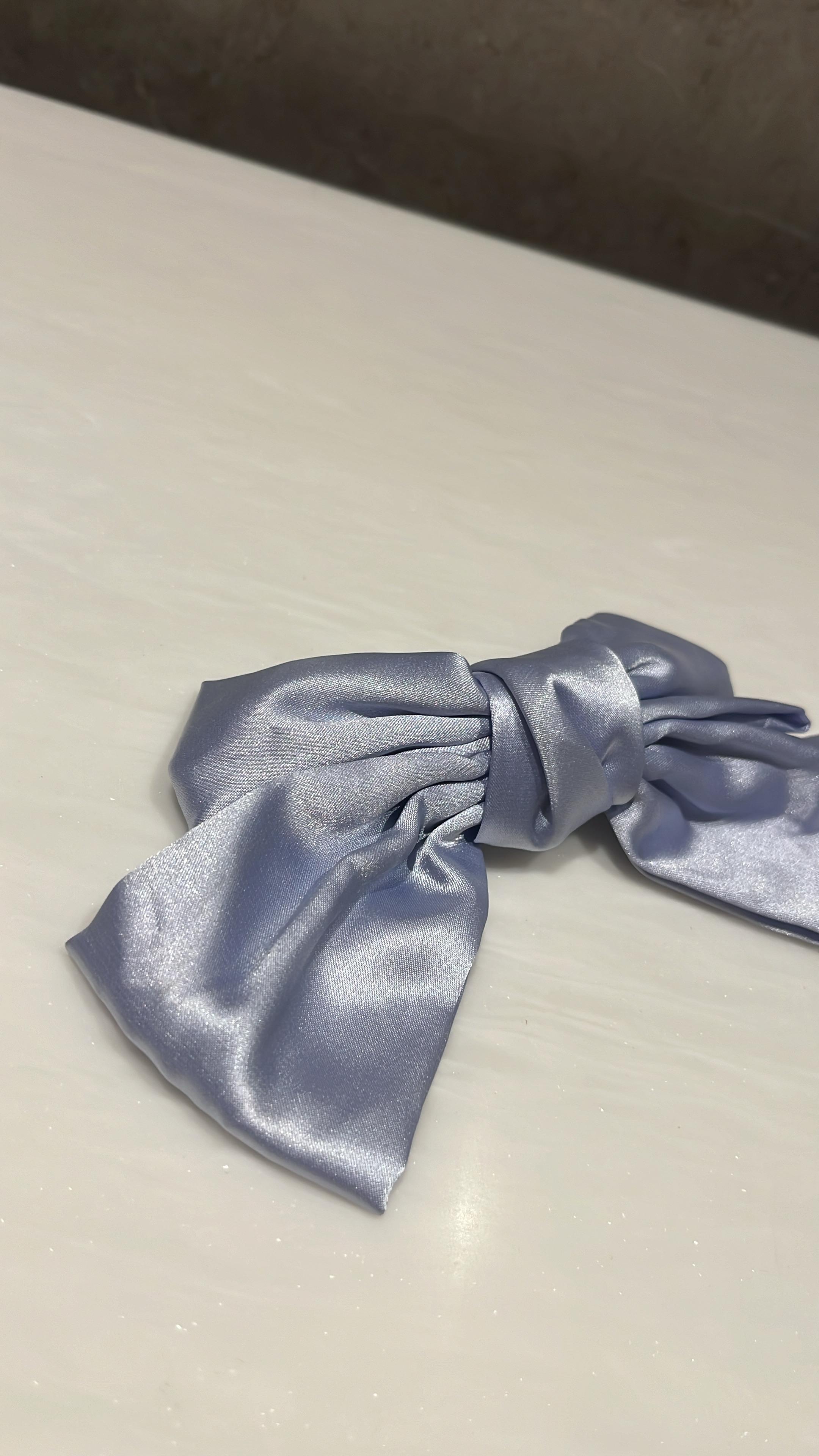 Shimmer Shine Blue Hair Bow