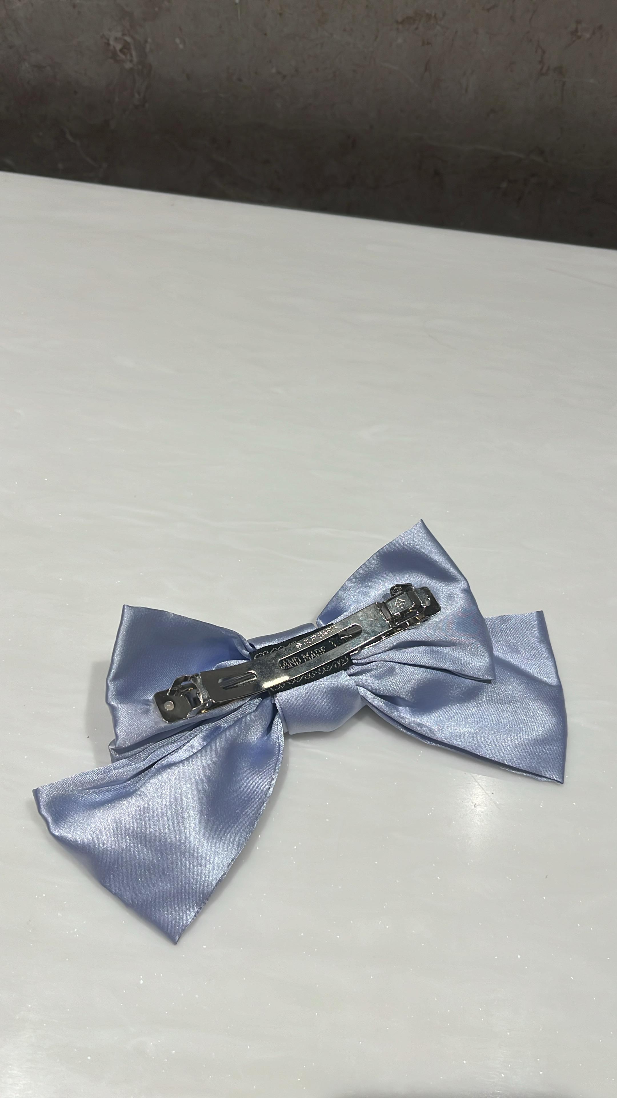 Shimmer Shine Blue Hair Bow