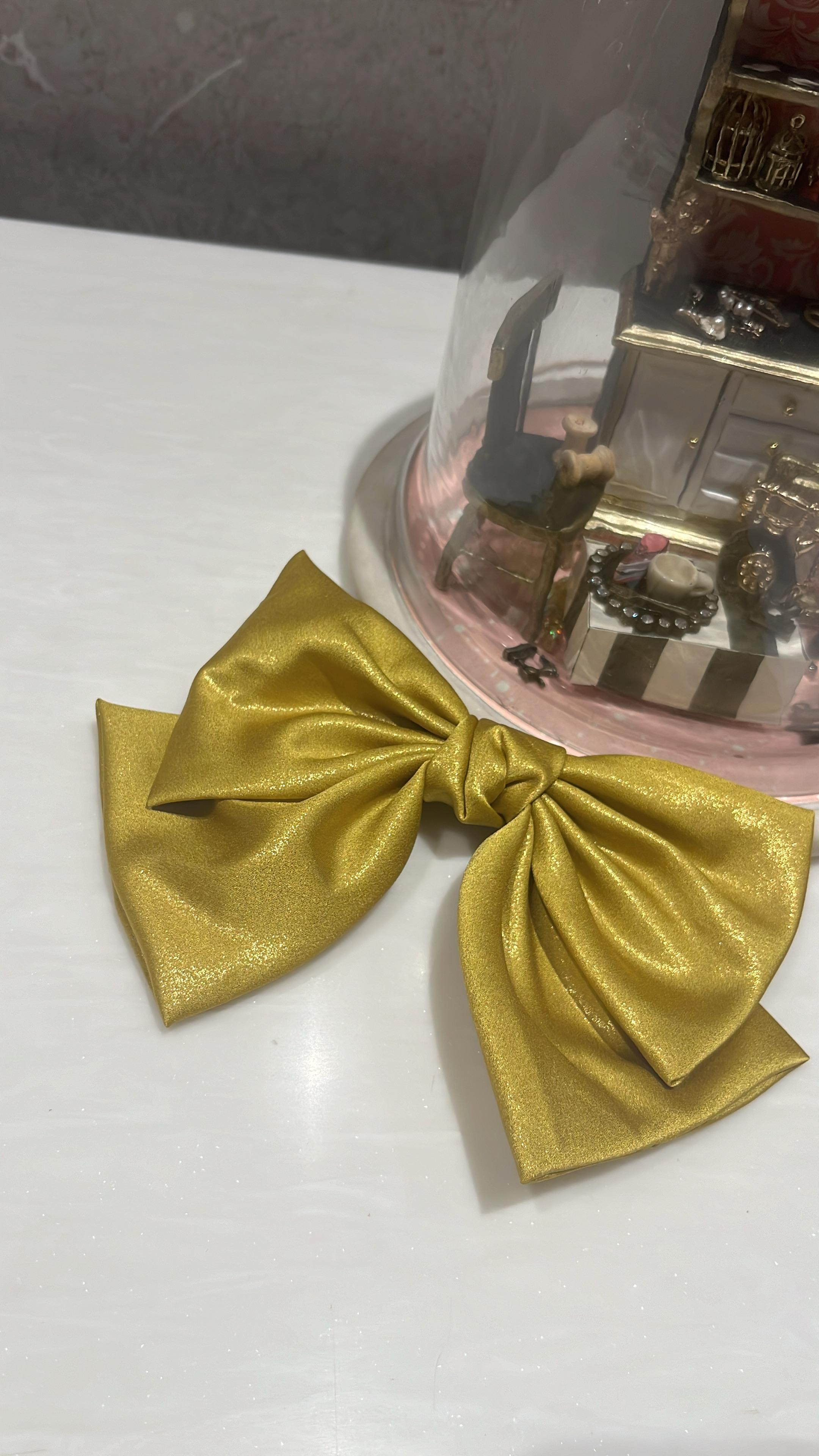 Shimmer Shine Yellow Hair Bow