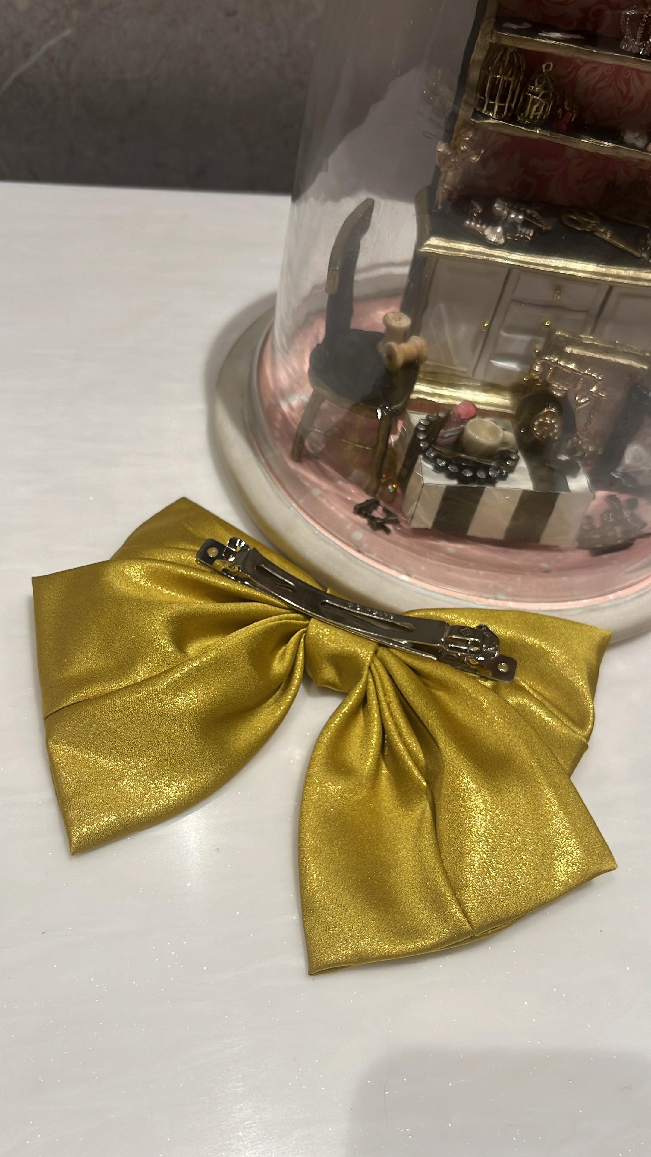 Shimmer Shine Yellow Hair Bow