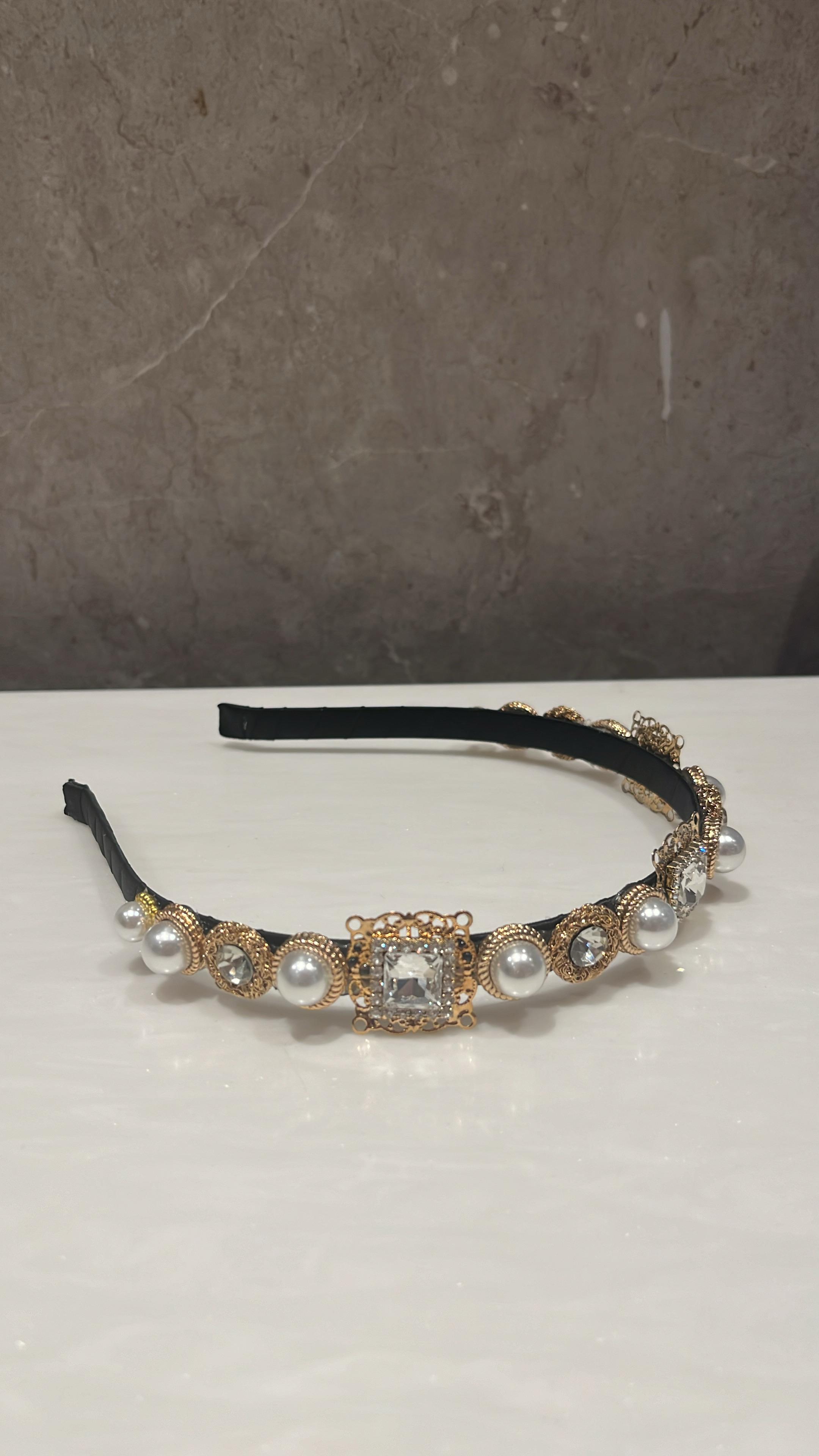 Pearl Royale Grace Silver Hairband